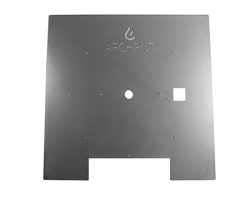 ARCHPOT square Burner plate large for water bowl